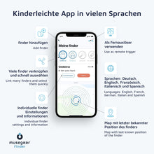 Lade das Bild in den Galerie-Viewer, musegear finder 2 mit Lederanhänger (marine blau)