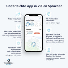 Lade das Bild in den Galerie-Viewer, musegear finder 2 mit Lederanhänger (schwarz)
